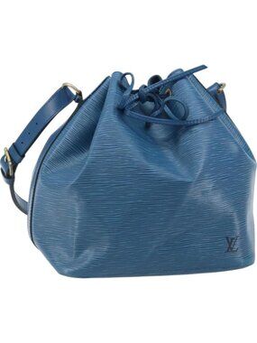 LOUIS VUITTON Epi Petit Noe Shoulder Bag Blue M44105